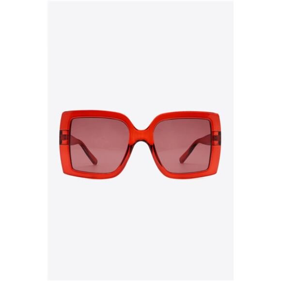 Acetate Lens Square Sunglasses